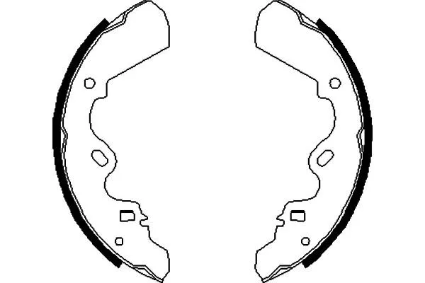 Jeu de mâchoires de frein KAVO PARTS KBS-3907