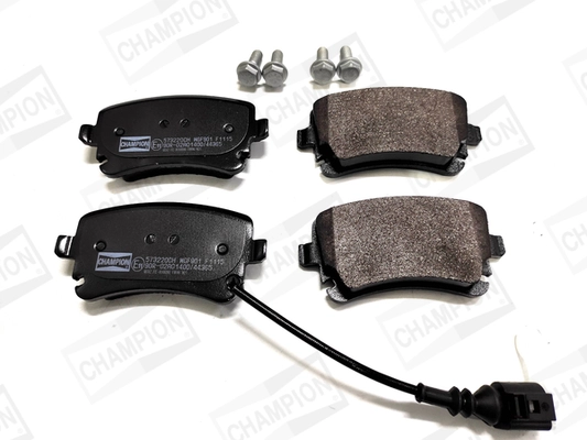 Kit de plaquettes de frein, frein à disque CHAMPION 573220CH