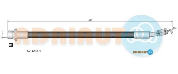 Flexible de frein ADRIAUTO 52.1287.1