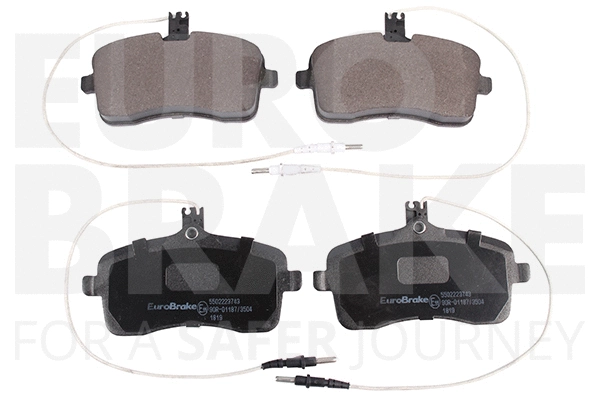 Kit de plaquettes de frein, frein à disque EUROBRAKE 5502223743