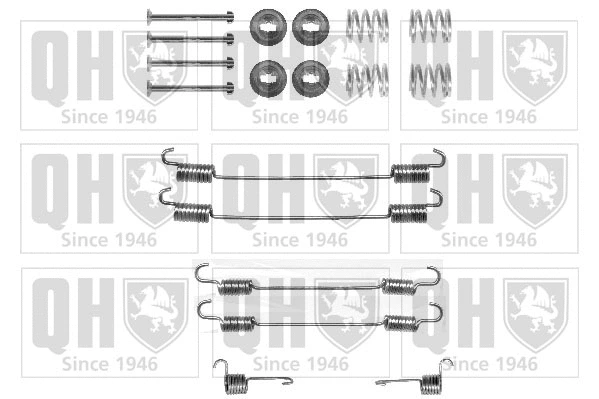 Kit d'accessoires, mâchoire de frein QUINTON HAZELL BFK396