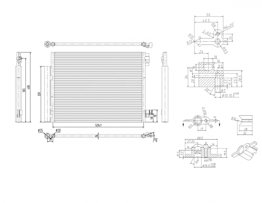 Condenseur, climatisation HART 616 714