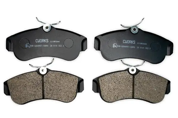 Kit de plaquettes de frein, frein à disque CWORKS C11NR0044