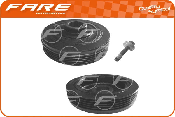 Kit de poulies, vilebrequin FARE-RCH 2848C