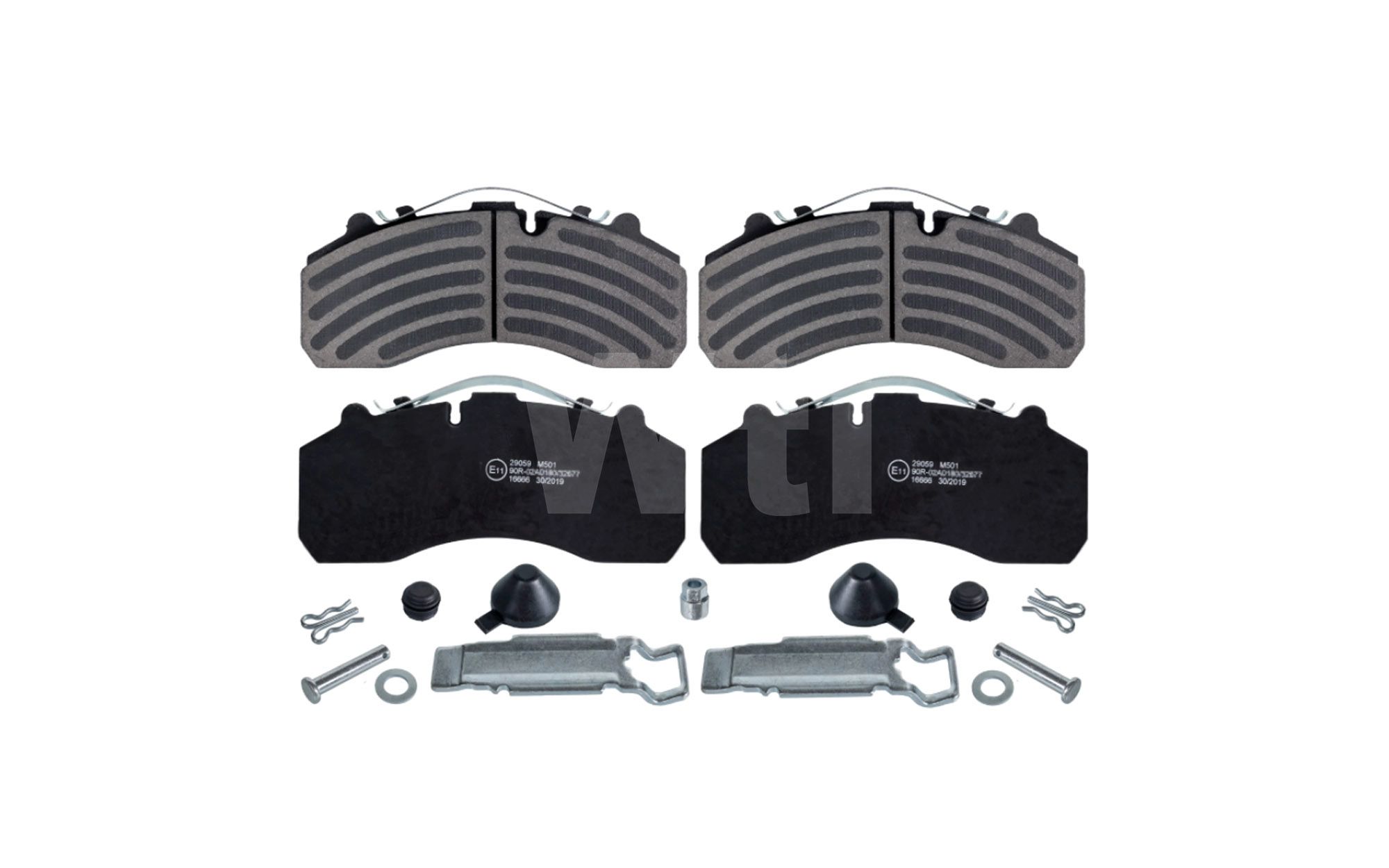 Kit de plaquettes de frein, frein à disque Wti Automotive K714697