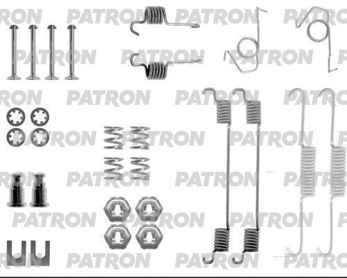 Kit d'accessoires, mâchoire de frein PATRON PSRK0174