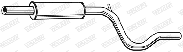 Silencieux central WALKER 22057