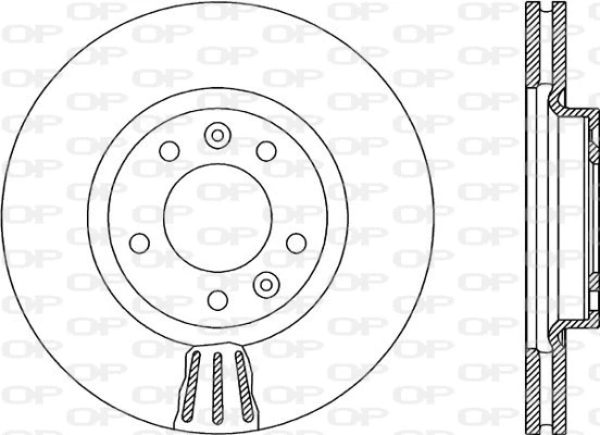 Disque de frein OPEN PARTS BDR1898.20