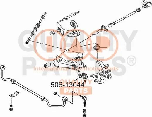 Rotule de suspension IAP QUALITY PARTS 506-13044
