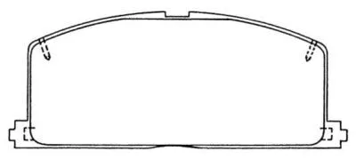 Kit de plaquettes de frein, frein à disque AISIN ASN-101P