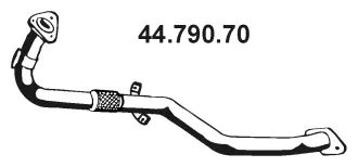 Tuyau d'échappement EBERSPÄCHER 44.790.70