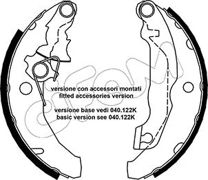 Jeu de mâchoires de frein CIFAM 153-131Y