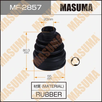 Jeu de joints-soufflets, arbre de commande MASUMA MF-2857