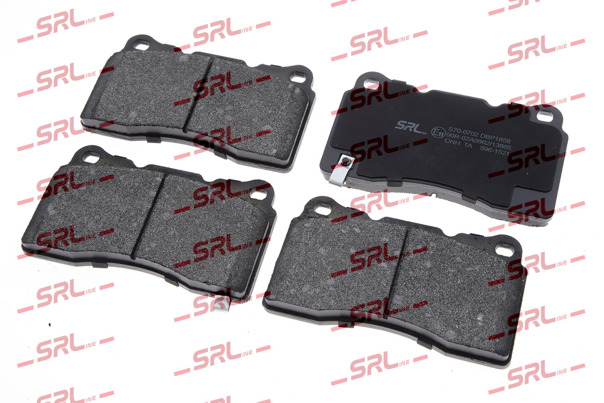 Kit de plaquettes de frein, frein à disque SRLine S70-0702