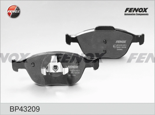 Kit de plaquettes de frein, frein à disque FENOX BP43209