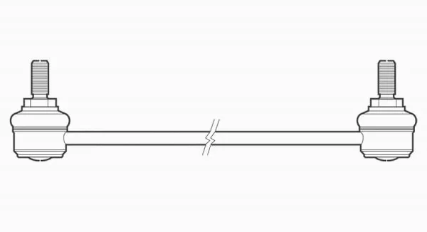 Entretoise/tige, stabilisateur NAKATA N 99151
