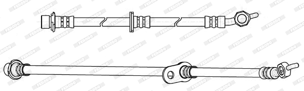 Flexible de frein FERODO FHY2843