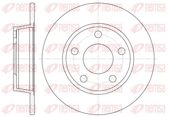 Disque de frein REMSA 6723.00