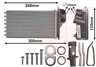Système de chauffage VAN WEZEL 09006397