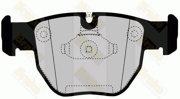 Kit de plaquettes de frein, frein à disque Brake ENGINEERING PA1566