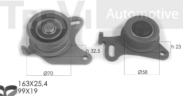 Kit de courroie crantée TREVI AUTOMOTIVE KD1191