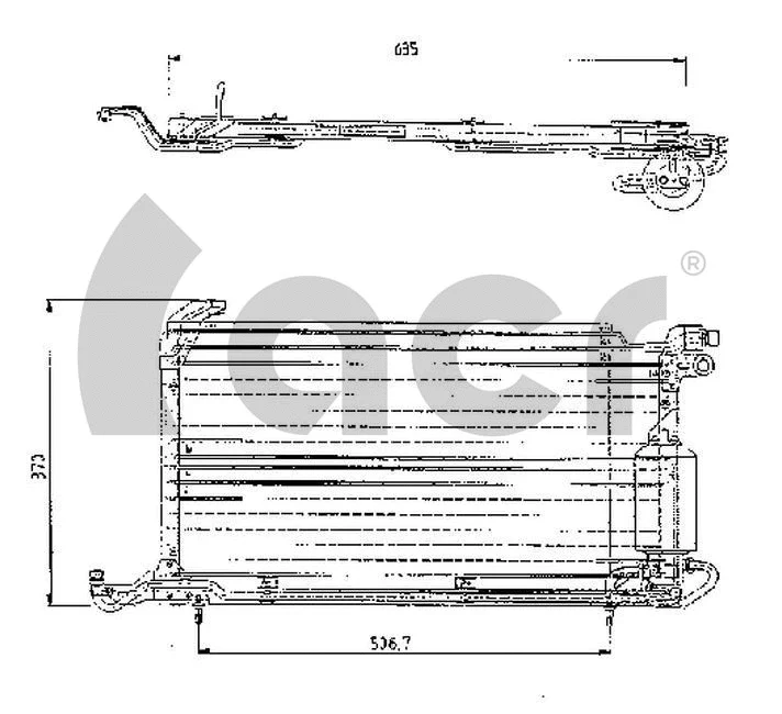 Condenseur, climatisation ACR 300128
