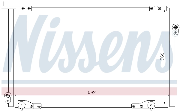 Condenseur, climatisation NISSENS 94736