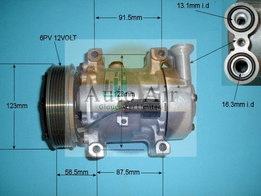 Compresseur, climatisation AUTO AIR GLOUCESTER 14-1442