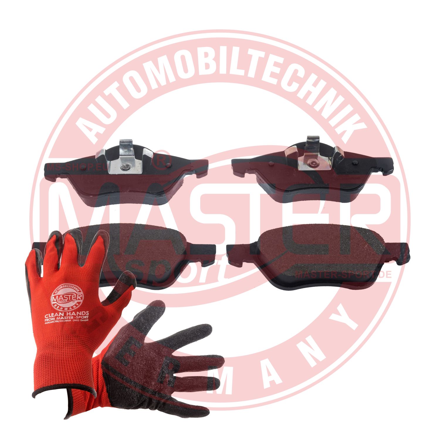Kit de plaquettes de frein, frein à disque MASTER-SPORT GERMANY 13046071572N-SET-MSP