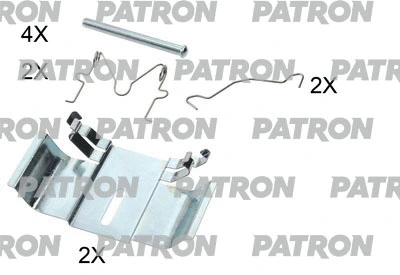 Kit d'accessoires, plaquette de frein à disque PATRON PSRK1204