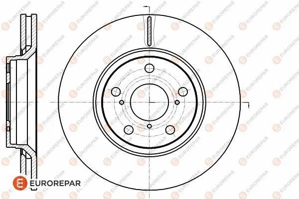 Disque de frein EUROREPAR 1622812580
