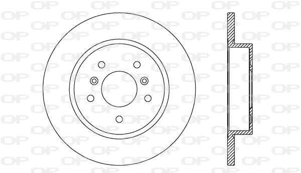 Disque de frein OPEN PARTS BDA2726.10