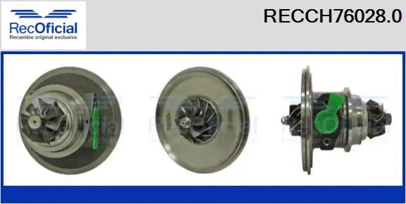 Groupe carter, turbocompresseur RECOFICIAL RECCH76028.0