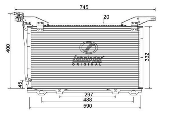 Condenseur, climatisation SCHNIEDER AUTOTECH BZS85.00057