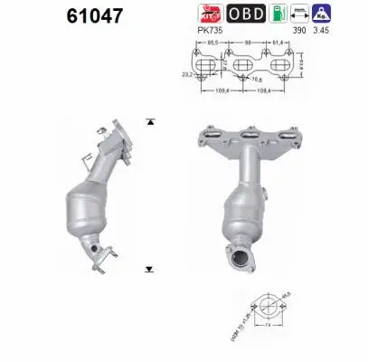 Catalyseur AS 61047