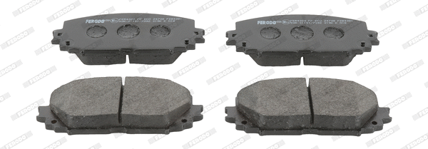 Kit de plaquettes de frein, frein à disque FERODO FDB4081