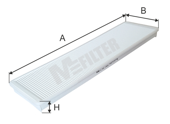 Filtre, air de l'habitacle MFILTER K 969