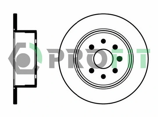 Disque de frein PROFIT 5010-0814