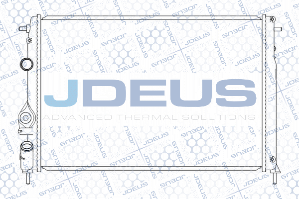 Radiateur, refroidissement du moteur JDEUS M-0230600