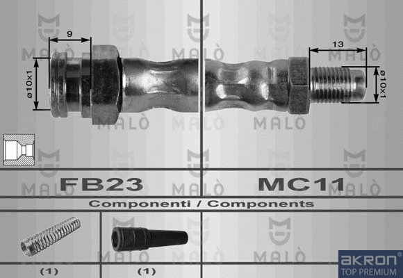 Flexible de frein AKRON-MALÒ 8528