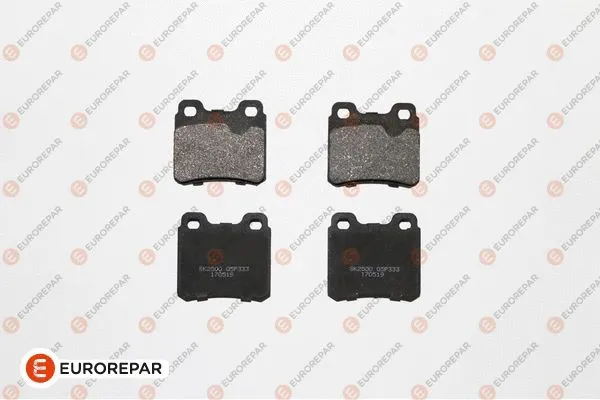 Kit de plaquettes de frein, frein à disque EUROREPAR 1617280180