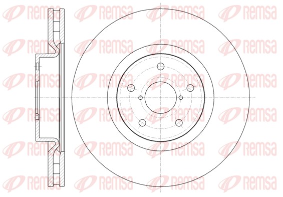 Disque de frein REMSA 61342.10