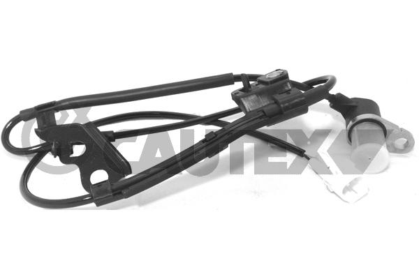 Capteur, vitesse de roue CAUTEX 755237