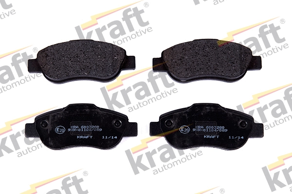 Kit de plaquettes de frein, frein à disque KRAFT AUTOMOTIVE 6003280