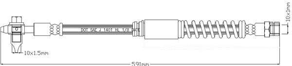 Flexible de frein JURATEK JBH1152