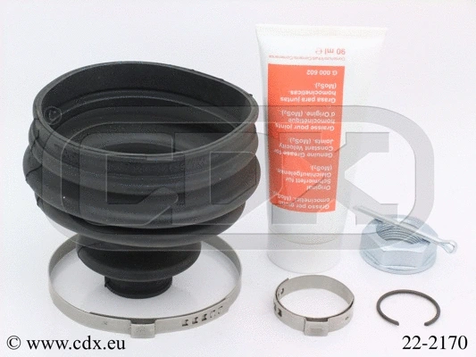 Jeu de joints-soufflets, arbre de commande CDX 22-2170