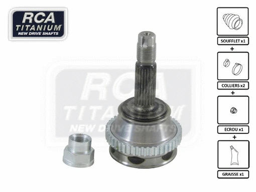 Jeu de joints, arbre de transmission RCA FRANCE FI91A