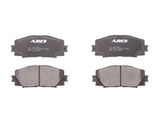 Kit de plaquettes de frein, frein à disque ABE C12133ABE