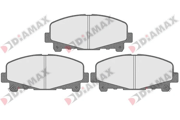 Kit de plaquettes de frein, frein à disque DIAMAX N09505