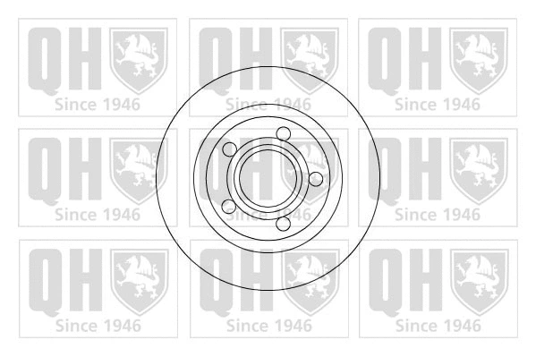 Disque de frein QUINTON HAZELL BDC5206